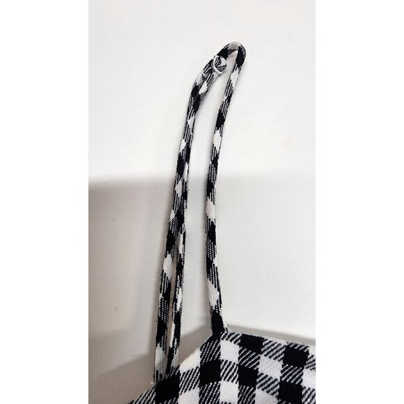 Altar'd State Black and White Gingham  Dress with Spaghetti Straps Size Medium - Picture 9 of 14
